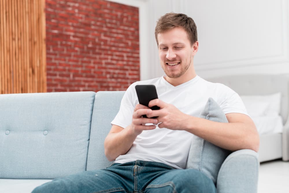 Image showing man smiling